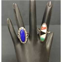 Pair of Vintage Navajo Rings