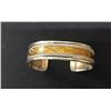 Image 2 : Navajo Sterling Bracelet with Stamp Work
