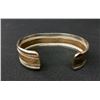 Image 8 : Navajo Sterling Bracelet with Stamp Work