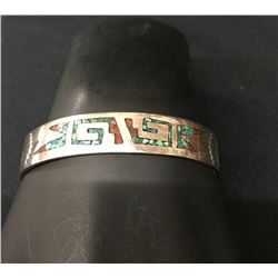 Vintage Navajo Inlay Bracelet –Gibson Gene