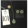 Image 3 : Zuni Necklace and Earring Set –Leekity