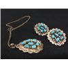Image 8 : Zuni Necklace and Earring Set –Leekity