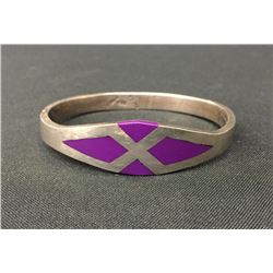 Taxco Sterling Bracelet With Inlay