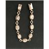 Image 1 : Taxco Link Bracelet With Moonstone Cabs