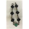 Image 5 : Taxco Link Bracelet -Onyx and Malachite