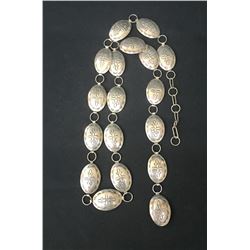 Vintage Sterling, Link Concho Belt – Begay