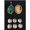 Image 2 : Sterling Pendants and Button Covers