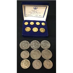 Collectible Coins and Buttons Lot