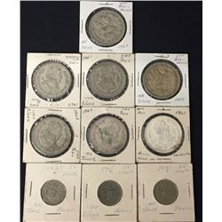 Group of Mexican Silver Coins