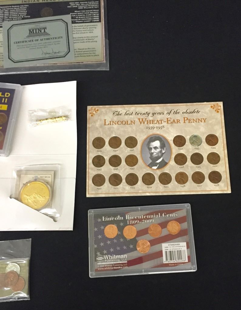 Abraham Lincoln Collectible Coins Lot