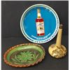 Image 1 : Mexican Whiskey Tray and Pottery Lot