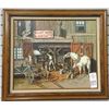 Image 2 : Vintage Blacksmith Print -Signed