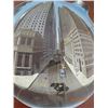 Image 2 : Framed Print Title "Fisheye View Of Wall Street"