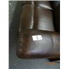 Image 2 : Brown Leather Recliner Love Seat