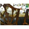 Image 2 : Oak Padded Chairs (Pair)