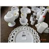 Image 2 : Assorted Milk Glass Dishes/Bowls/Vases & More - No Shipping