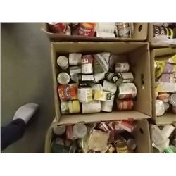 BOX OF ASSORTED FOOD ITEMS