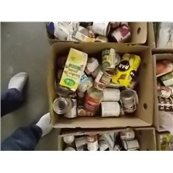 BOX OF ASSORTED FOOD ITEMS