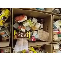BOX OF ASSORTED FOOD ITEMS