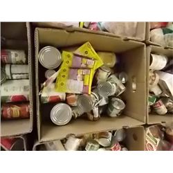 BOX OF ASSORTED FOOD ITEMS