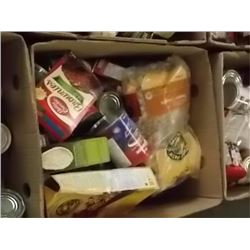 BOX OF ASSORTED FOOD ITEMS