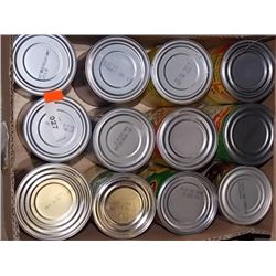 ASSORTED FOOD ITEMS - VEGGIES - 12 CANS