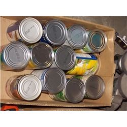ASSORTED FOOD ITEMS - VEGGIES - 12 CANS