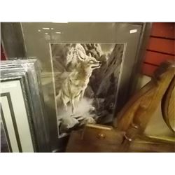 FRAMED LIMITED EDITION - FOWL PLAY - JUDY LARSEN - GALLERY ESTIMATE $725