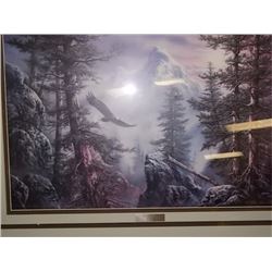 FRAMED LIMITED EDITION - HIGH & M IGHTY - KEN SKODA - GALLERY ESTIMATE $575