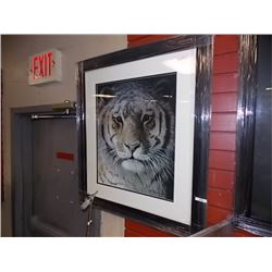 FRAMED PRINT - TIGER PORTRAIT - ROBERT BATEMAN - GALLERY ESTIMATE $675