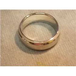 RING - NEW MAN'S TITANIUM BAND DESIGN RING - COMFORT FIT - INCLUDES CERTIFICATE $225 - W-149