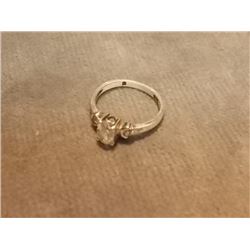 RING - STERLINGS SILVER - STAMPED 925 -FROM ESTATE