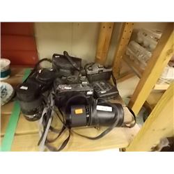 LOT OF CAMERAS AND LENSES
