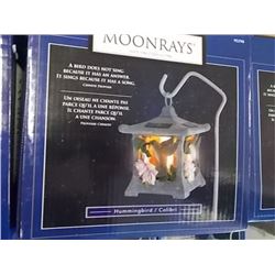 NEW SOLAR LIGHT  WITH HANGER STAKE - HUMMING BIRD