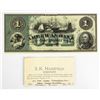 Image 1 : S.K. Harzfeld Promotional Piece on National Bank Note Co. Sample