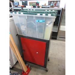 Used tools with rolling cabinet