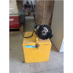 3/4 HP router in wood box - used