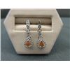 Image 1 : New - Yellow Sapphire & Diamond Dangle Earrings