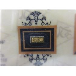 2 x .9999 Fine Gold Certified Bars - 1 grain each
