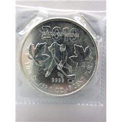 .9999 Fine Silver 2010 Vancouver Olympics Coin