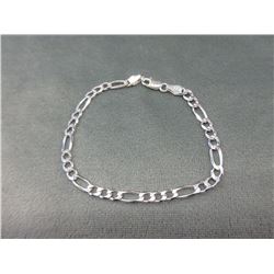 Italian 3 & 1 Figaro Link Bracelet