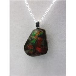 Canadian Free Form Ammolite Necklace Set