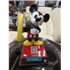 Image 1 : Mickey Mouse push button phone - used