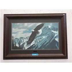 Ron Parker framed Eagle print
