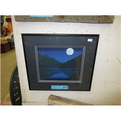 1992 RHV framed print "Tyee Moon"