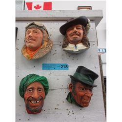 4 Bossons character wall plaques