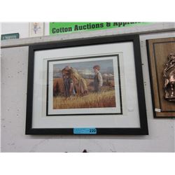 Limited Edition Jim Daly "Left Out" signed print