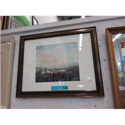 Signed original watercolor by L. Donati
