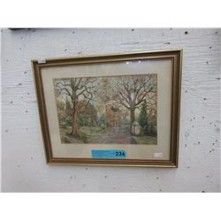 Original watercolor by Gene Watson
