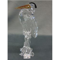 2005 Retired Swarovski Crystal "Silver Heron"